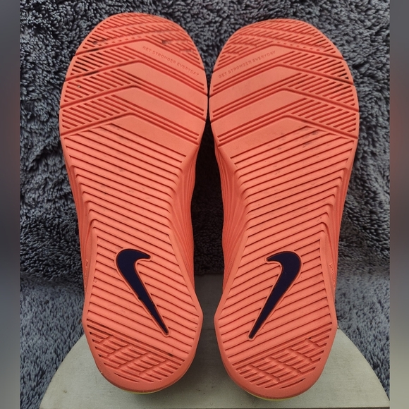 Nike Metcon 6 Royal Blue Coral Yellow Athletic Shoes Men's Size 13 - Picture 7 of 8